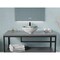 Anzzi Amalfi Round Glass Vessel Bathroom Sink with Stellar Grey Finish LS-AZ903 - alternate 5